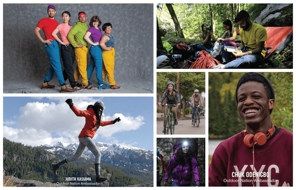 A photo collage of stock images