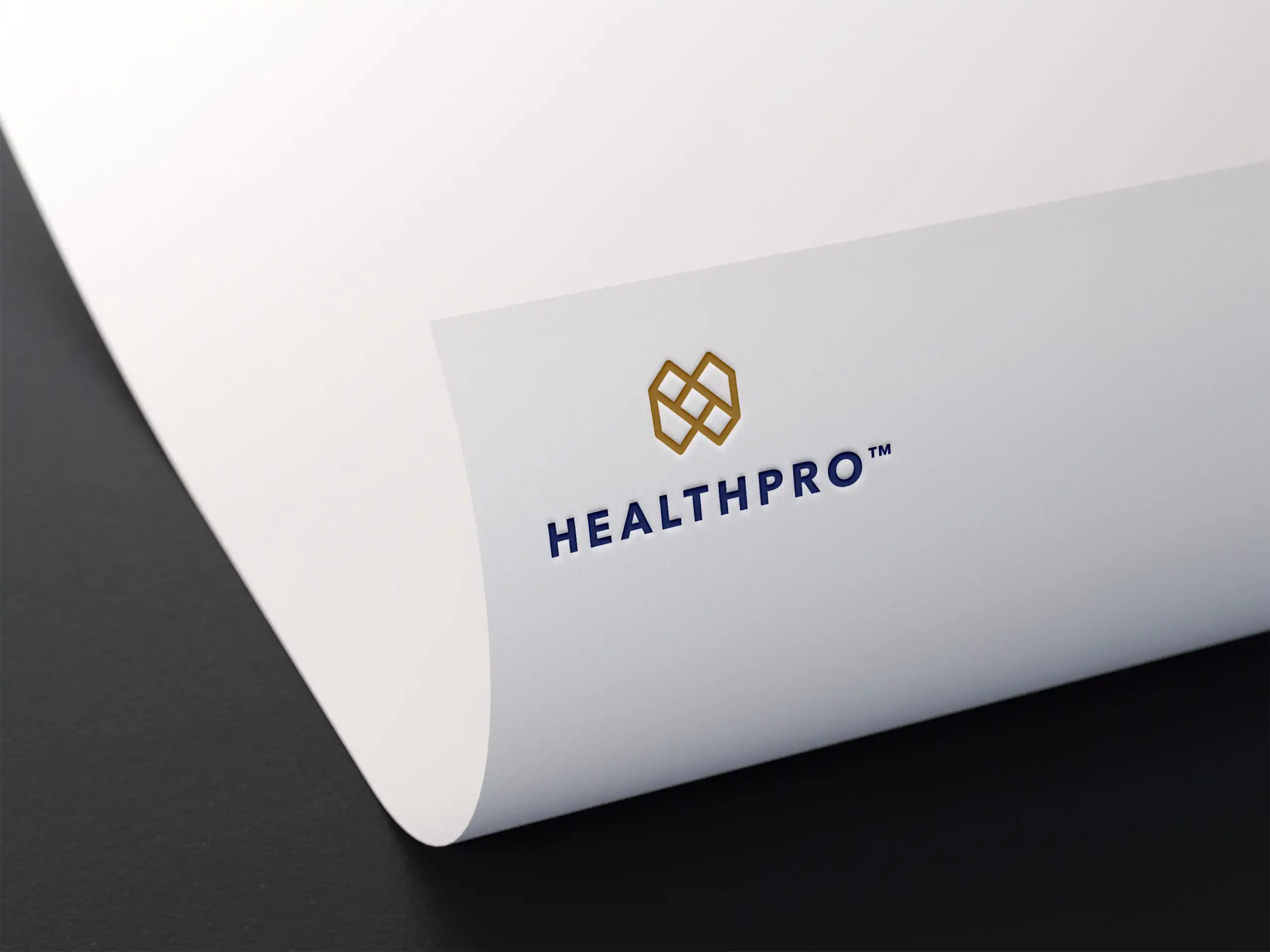 HealthPRO logo on paper