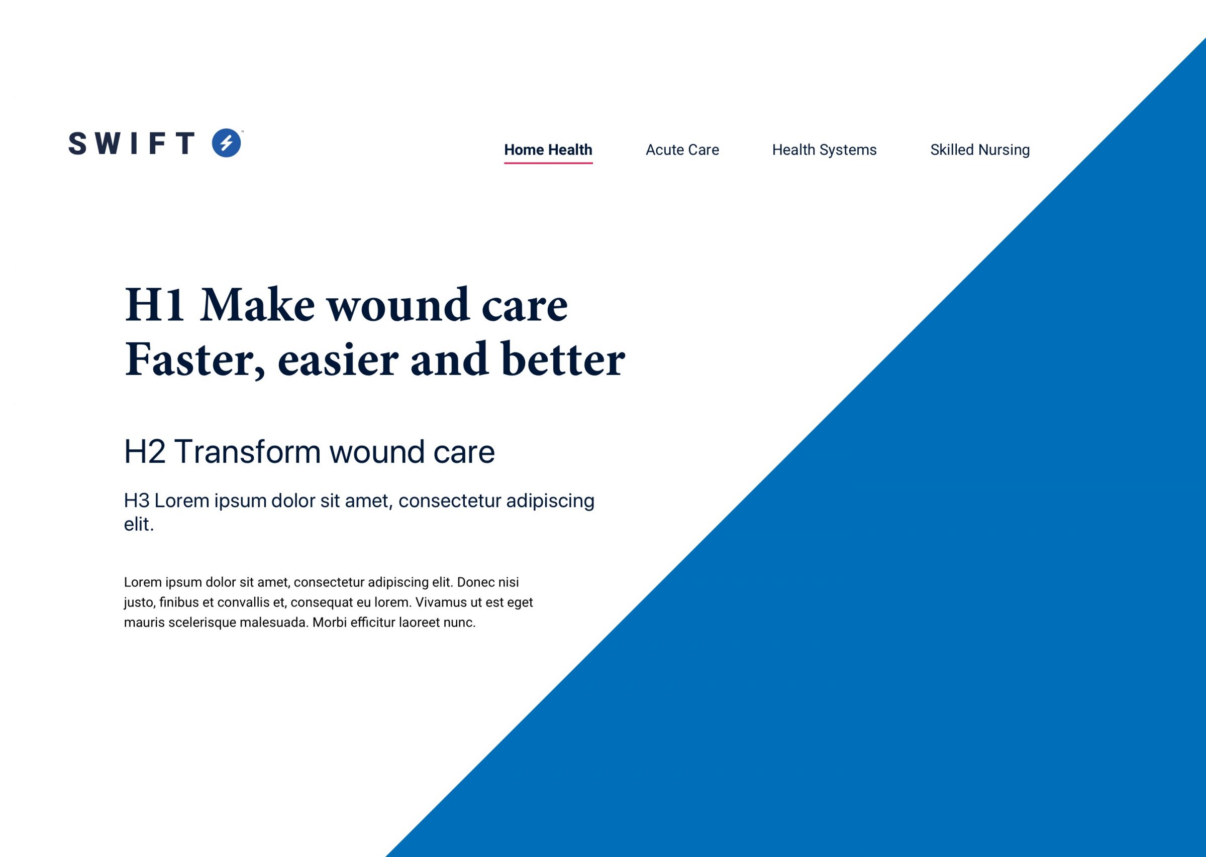 Swift Medical Visual Design Exploration